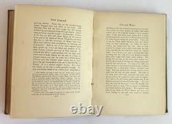 New Zealand By F. And W. Wright, William Pember Reeves, 1908 Antique HC Book