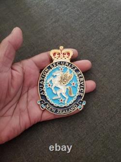 New Zealand CAA ASS Aviation Security Service Badge