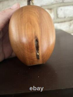New Zealand Camphor wood bowl and Apple Carved In Wood