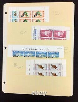 New Zealand Collection 1957-88 Semi-postal Miniature & S/S 7 pages 220+ Stamps