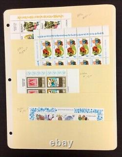 New Zealand Collection 1957-88 Semi-postal Miniature & S/S 7 pages 220+ Stamps