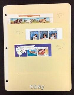 New Zealand Collection 1957-88 Semi-postal Miniature & S/S 7 pages 220+ Stamps