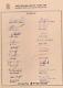 New Zealand Cricket 1983 Team signed team sheet Hadlee Crowe Cairns. AFTAL COA