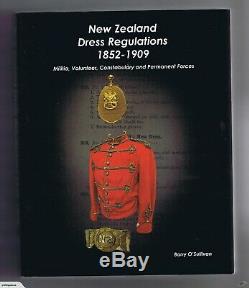 New Zealand DRESS REGULATIONS 1852-1909 Militia Volunteer Constabulary & Permena