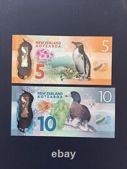 New Zealand Dollar 5,10,20,50 & 100 UNC Bank Notes. Ideal For Collection
