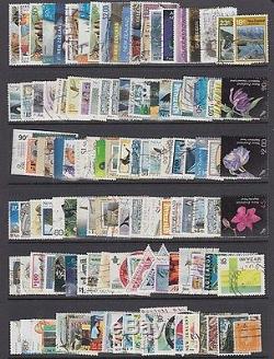 New Zealand Extensive Collection Of 2000 All Different Used (id063/d35487)