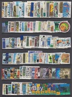 New Zealand Extensive Collection Of 2000 All Different Used (id063/d35487)