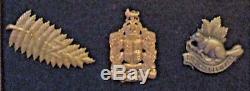 New Zealand Fern & Kings Colonial / Colonial Badges