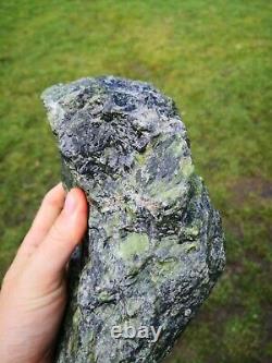 New Zealand Greenstone Douglas Creek Pounamu natural cobble 2200 grams