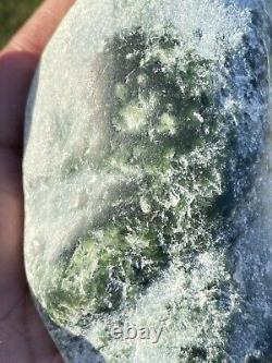 New Zealand Greenstone Jade MAORI Pounamu Nephrite NATURAL PEBBLE 140X70X42 510G