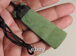 New Zealand Greenstone Jade Maori Pounamu Light Green INANGA Nephrite Jade TOKI