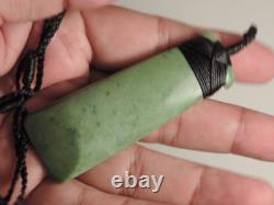 New Zealand Greenstone Jade Maori Pounamu Light Green INANGA Nephrite Jade TOKI