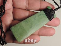 New Zealand Greenstone Jade Maori Pounamu Light Green INANGA Nephrite Jade TOKI