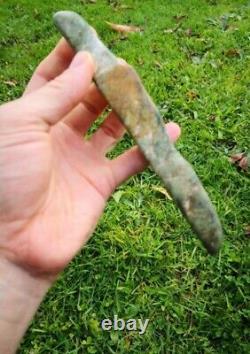 New Zealand Greenstone Nephrite Jade Kokopu flower Pounamu Tumbled Wand