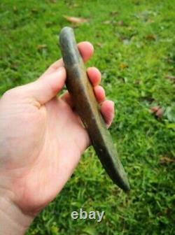 New Zealand Greenstone Nephrite Jade Kokopu flower Pounamu Tumbled Wand