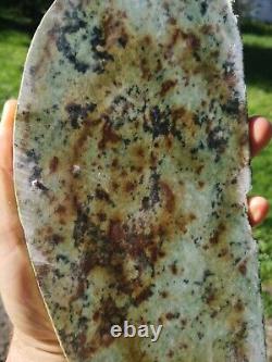 New Zealand Greenstone Nephrite Jade Pounamu kokopu slab lapidary carving Taonga