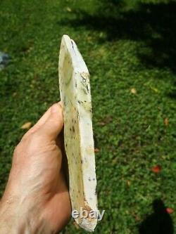 New Zealand Greenstone Nephrite Jade Pounamu kokopu slab lapidary carving Taonga