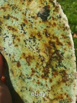 New Zealand Greenstone Nephrite Jade Pounamu kokopu slab lapidary carving Taonga