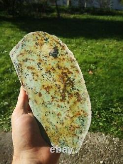 New Zealand Greenstone Nephrite Jade Pounamu kokopu slab lapidary carving Taonga