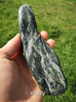 New Zealand Greenstone Nephrite Jade Pounamu natural massage wand