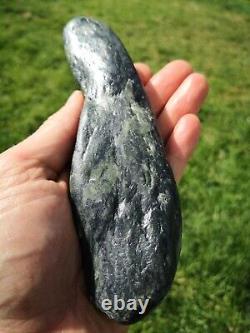 New Zealand Greenstone Nephrite Jade Pounamu natural massage wand