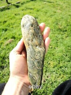 New Zealand Greenstone Nephrite Jade Pounamu natural mere/patu taonga