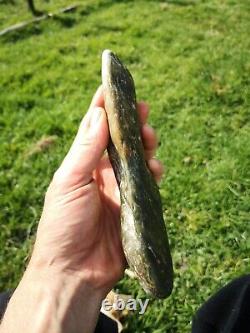 New Zealand Greenstone Nephrite Jade Pounamu natural mere/patu taonga