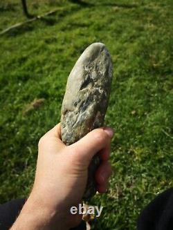 New Zealand Greenstone Nephrite Jade Pounamu natural mere/patu taonga