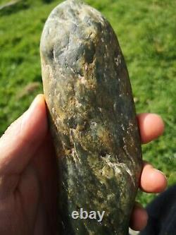 New Zealand Greenstone Nephrite Jade Pounamu natural mere/patu taonga