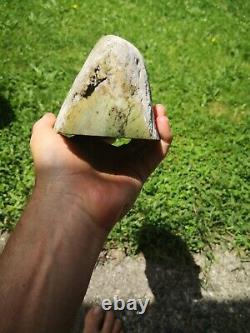 New Zealand Greenstone Nephrite Jade dendritic Pounamu slab 2.6 kilos Kokopu