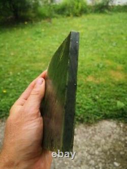 New Zealand Greenstone Nephrite Jade pyrite serpentine mix Pounamu slab lapidary