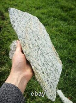 New Zealand Greenstone Pounamu Rare White Nephrite jade slab 2.4kg