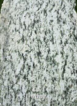 New Zealand Greenstone Pounamu Rare White Nephrite jade slab 2.4kg