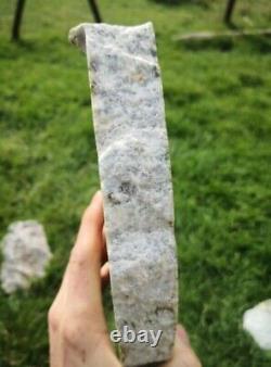 New Zealand Greenstone Pounamu Rare White Nephrite jade slab 2.4kg