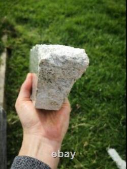 New Zealand Greenstone Pounamu Rare White Nephrite jade slab 2.4kg