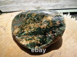 New Zealand Greenstone Pounamu polished Touchstone 930 grams