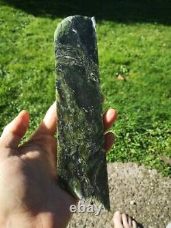 New Zealand Greenstone Serpentine Mix Pounamu carving slab lapidary Translucent