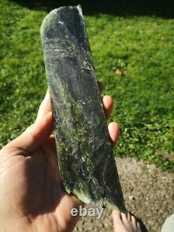 New Zealand Greenstone Serpentine Mix Pounamu carving slab lapidary Translucent