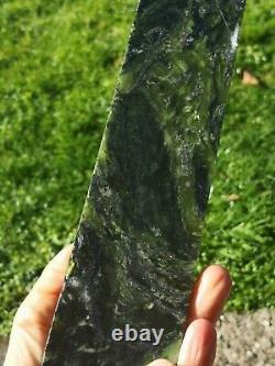 New Zealand Greenstone Serpentine Mix Pounamu carving slab lapidary Translucent