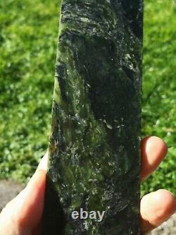 New Zealand Greenstone Serpentine Mix Pounamu carving slab lapidary Translucent