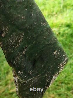 New Zealand Greenstone nephrite Jade Pounamu slice rare variety