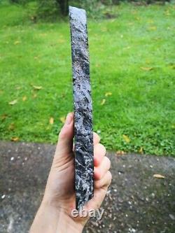 New Zealand Greenstone serpentine Pounamu large slab carving 1.4kg Rare