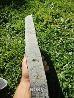 New Zealand Greenstone serpentine Pounamu large slab carving 2.9kg carving Rare