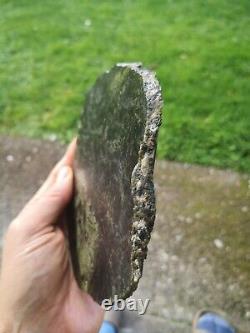 New Zealand Greenstone serpentine Pounamu slice high quality Translucent carving
