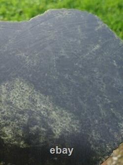 New Zealand Greenstone serpentine flower Pounamu slice high quality carving slab