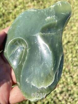 New Zealand INANGA Nephrirte Jade Small POUNAMU Bowl Unique/ARTISTIC One Off WOW