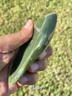 New Zealand INANGA Nephrirte Jade Small POUNAMU Bowl Unique/ARTISTIC One Off WOW