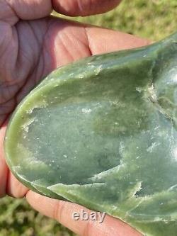 New Zealand INANGA Nephrirte Jade Small POUNAMU Bowl Unique/ARTISTIC One Off WOW