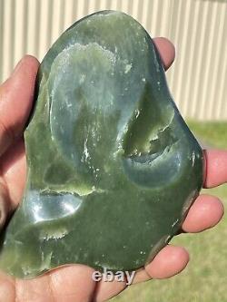 New Zealand INANGA Nephrirte Jade Small POUNAMU Bowl Unique/ARTISTIC One Off WOW