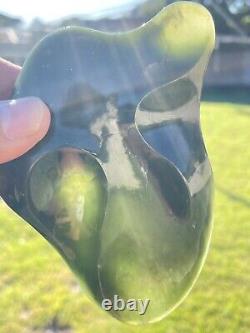 New Zealand INANGA Nephrirte Jade Small POUNAMU Bowl Unique/ARTISTIC One Off WOW
